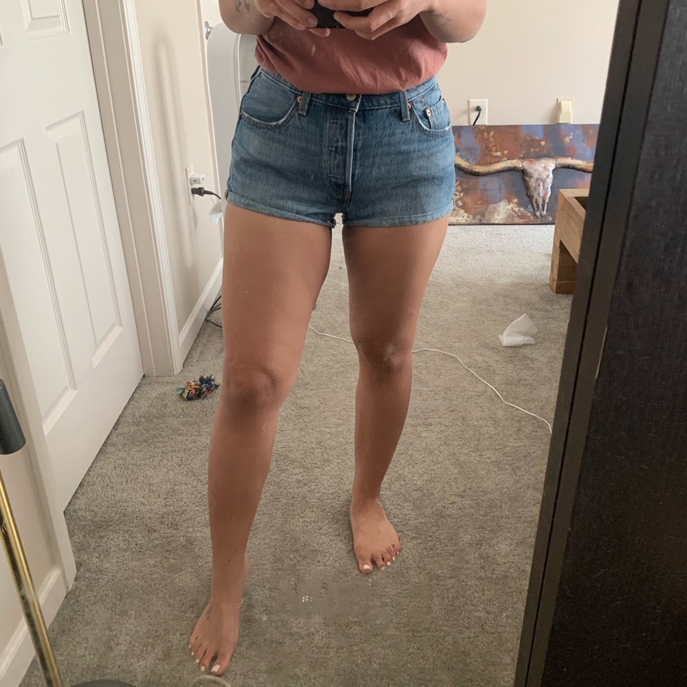 Levi denim shorts